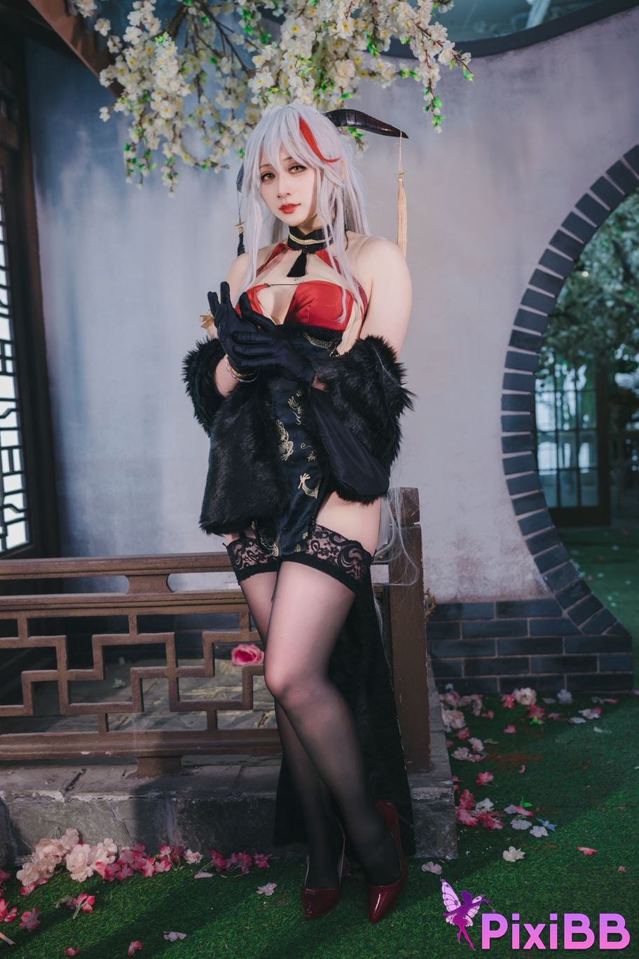 Cosplayer Zyra autumn azur lane Egil PixiBB.COM 040
