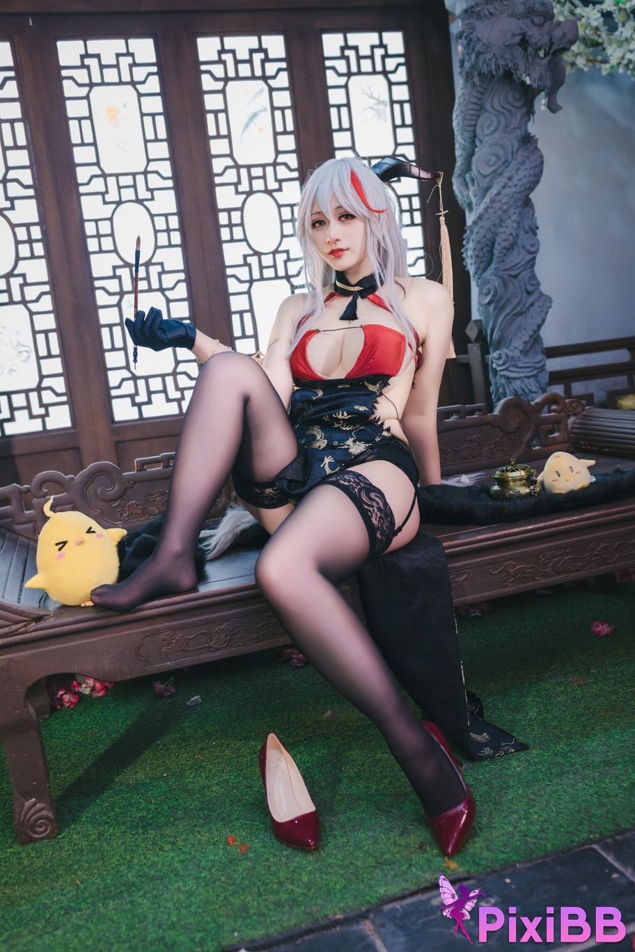 Cosplayer Zyra autumn azur lane Egil PixiBB.COM 050