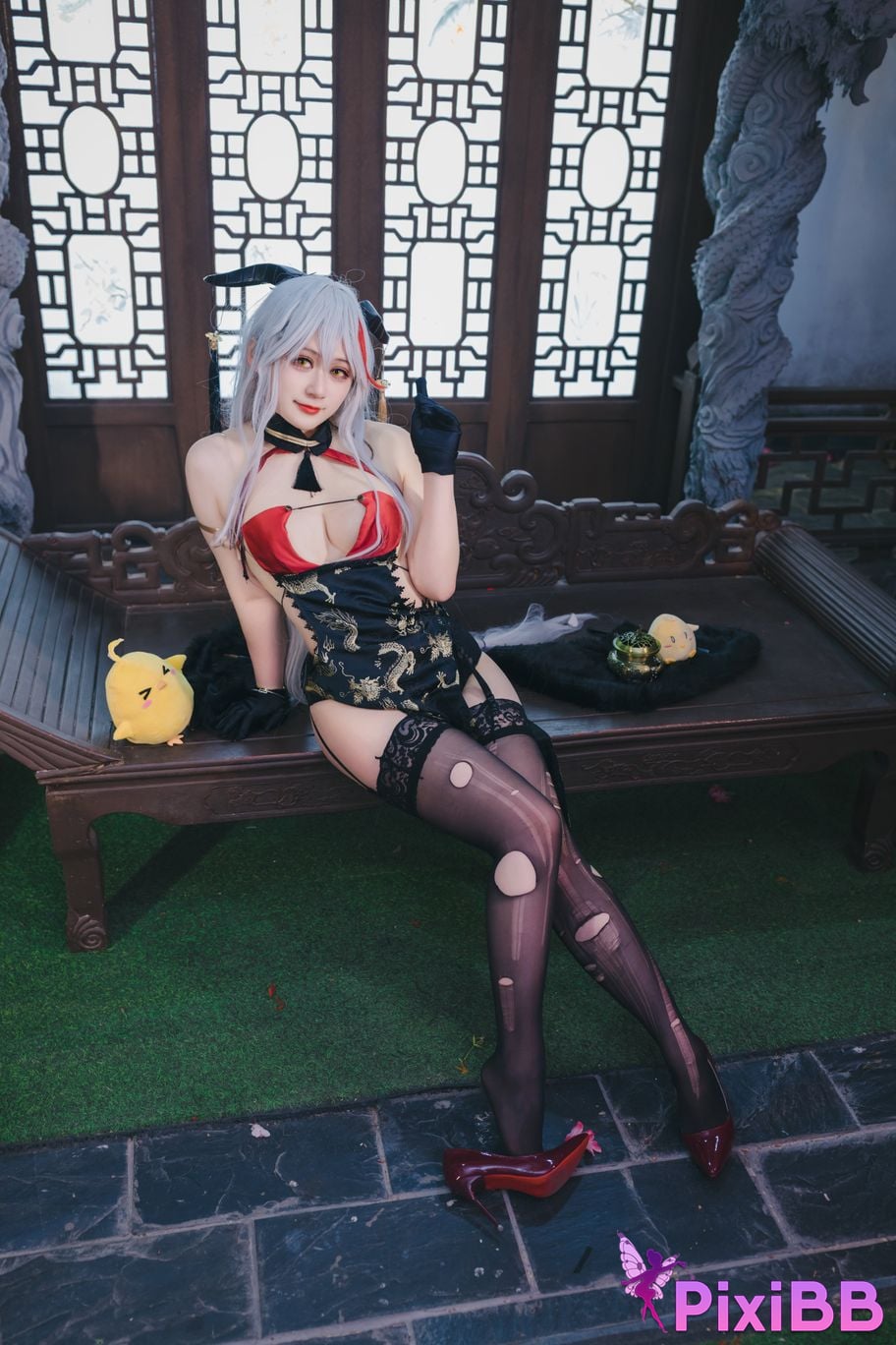 Cosplayer Zyra autumn azur lane Egil PixiBB.COM 059