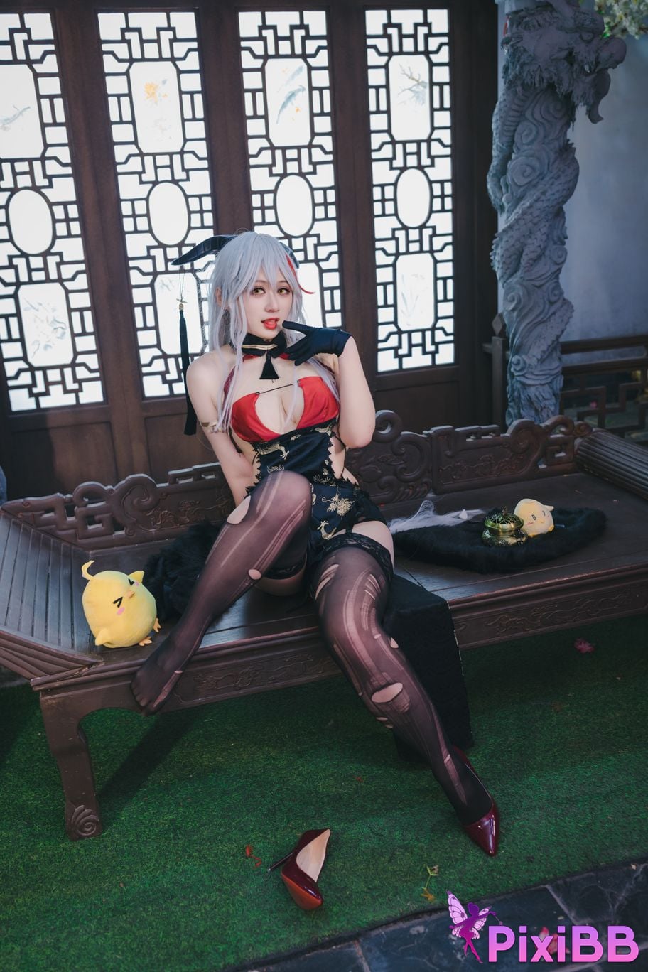 Cosplayer Zyra autumn azur lane Egil PixiBB.COM 061