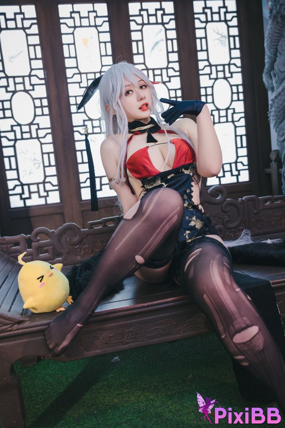 Cosplayer Zyra autumn azur lane Egil PixiBB.COM 062