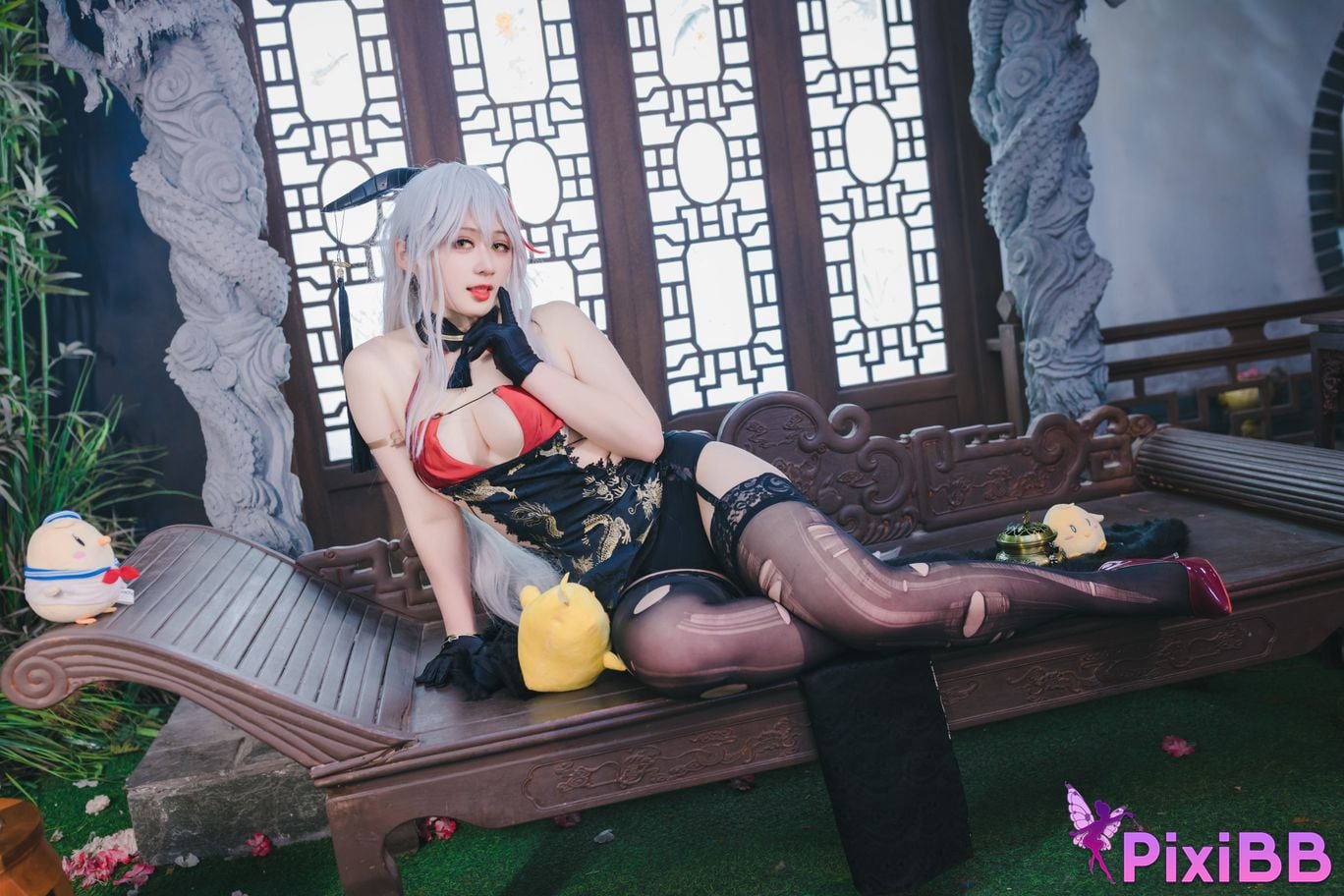 Cosplayer Zyra autumn azur lane Egil PixiBB.COM 063