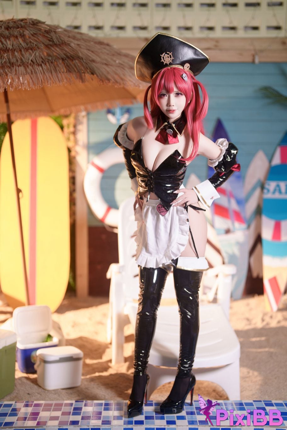 Cosplayer Take Mozi away aa Nikke goddess of victory Mihara PixiBB.COM 001