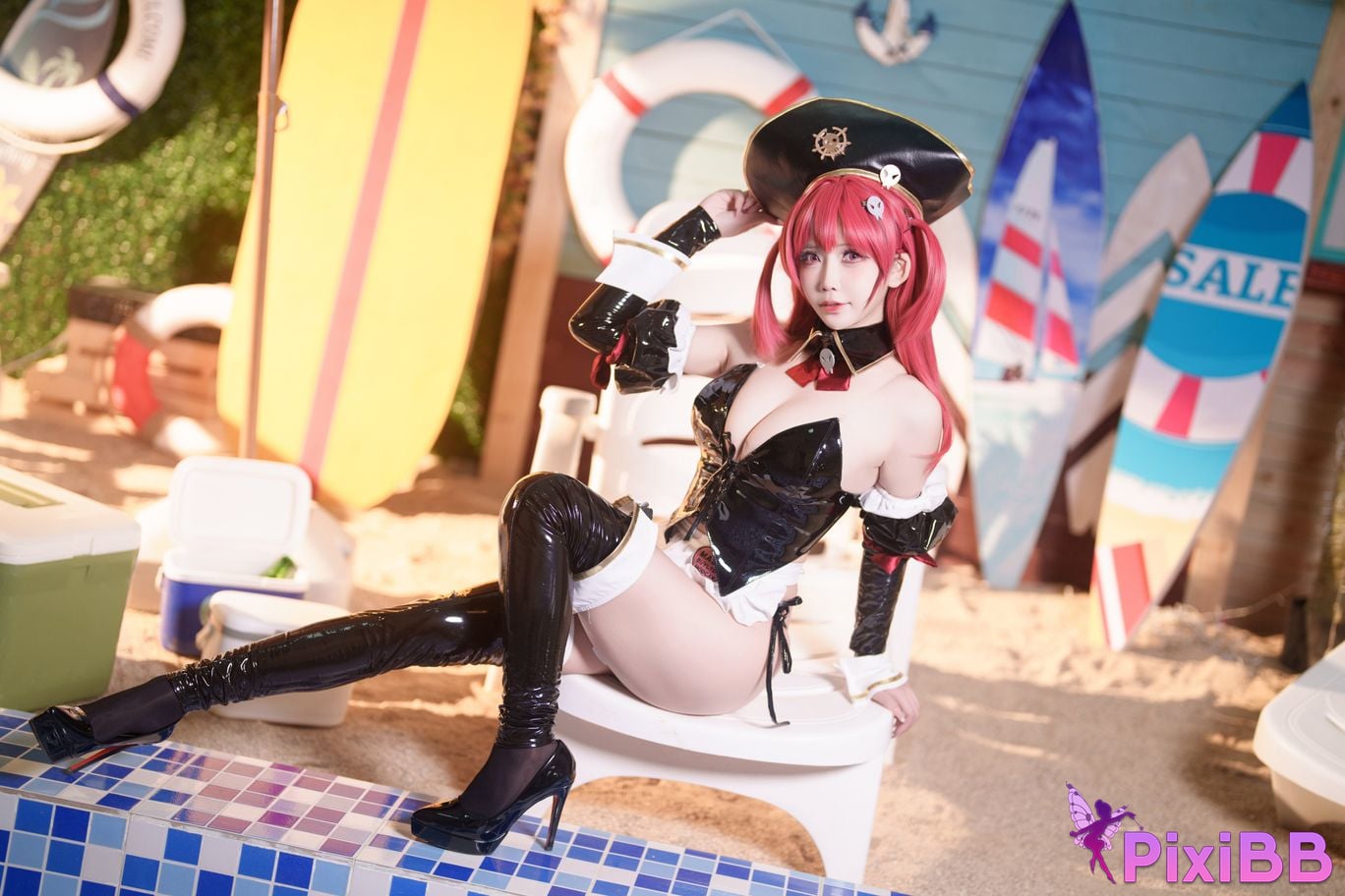 Cosplayer Take Mozi away aa Nikke goddess of victory Mihara PixiBB.COM 004