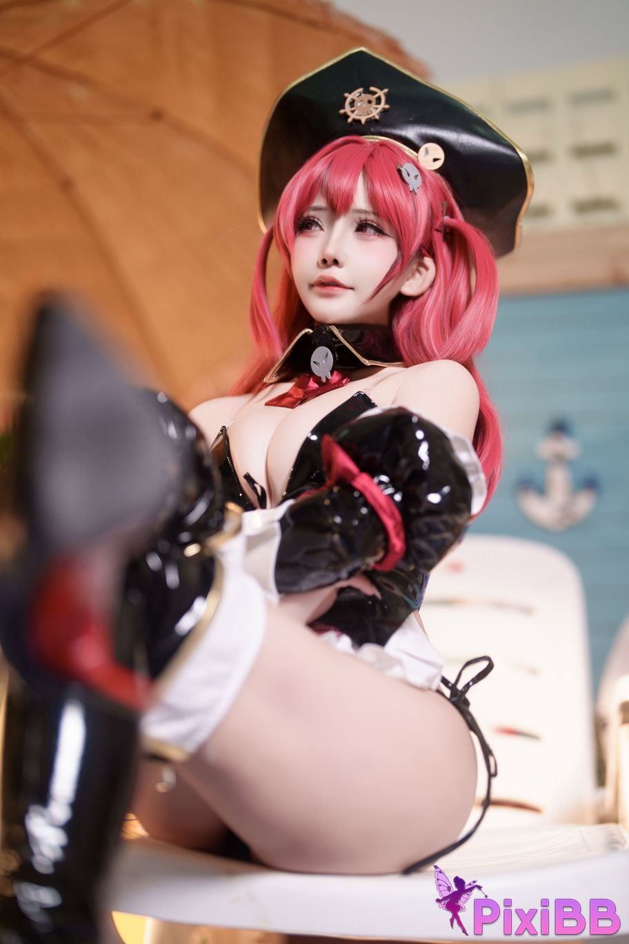 Cosplayer Take Mozi away aa Nikke goddess of victory Mihara PixiBB.COM 006