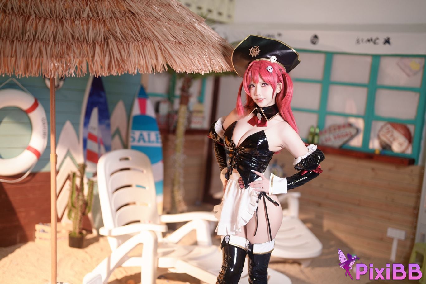 Cosplayer Take Mozi away aa Nikke goddess of victory Mihara PixiBB.COM 009