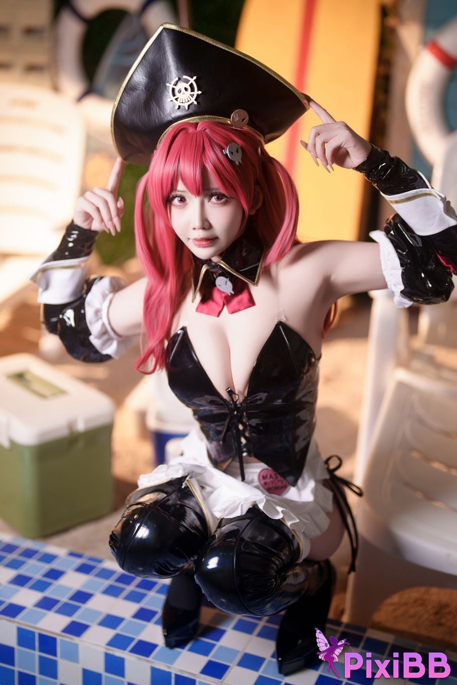 Cosplayer Take Mozi away aa Nikke goddess of victory Mihara PixiBB.COM 011