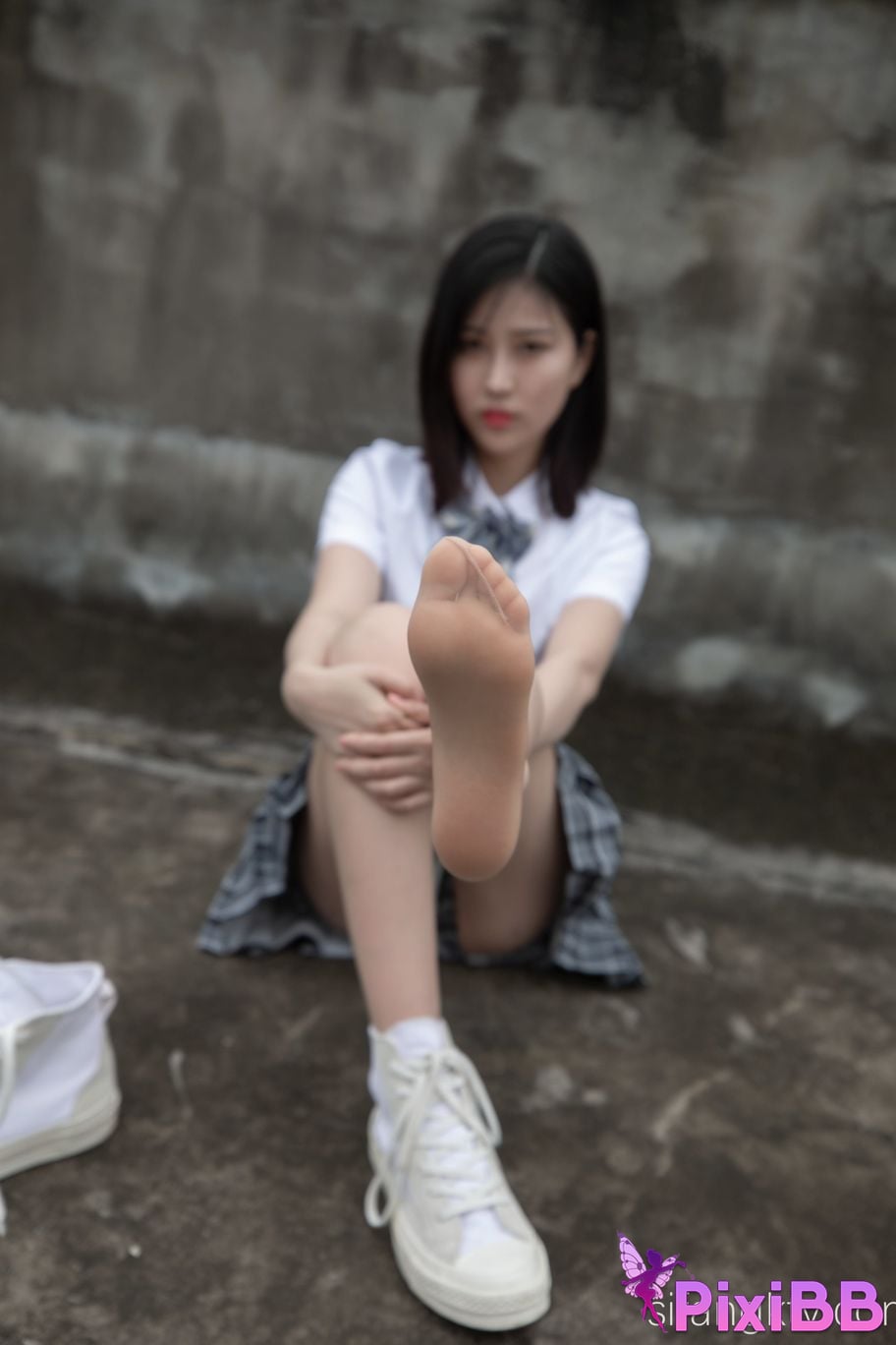 Cosplay Nnian Rooftop JK PixiBB.COM 019