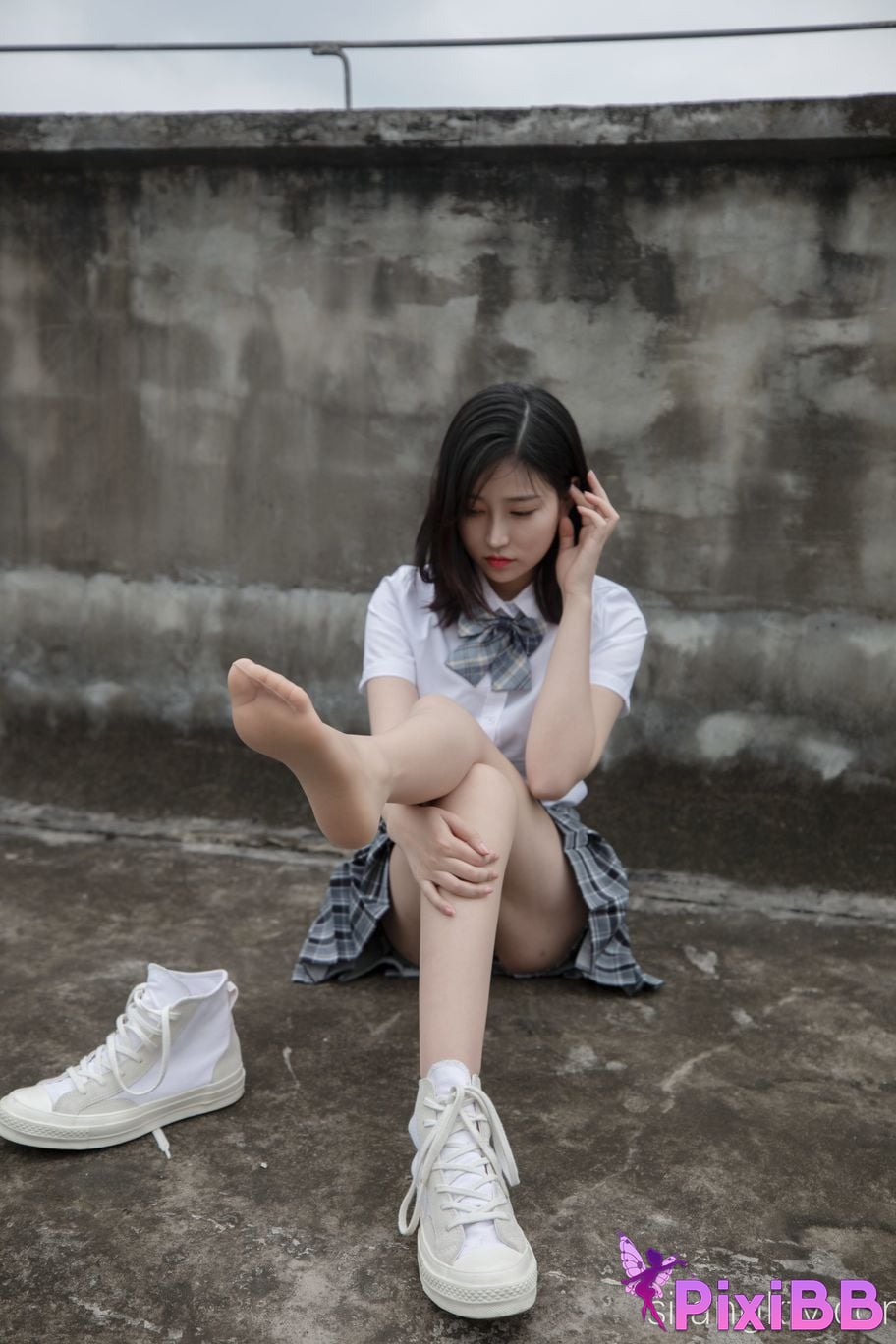 Cosplay Nnian Rooftop JK PixiBB.COM 021