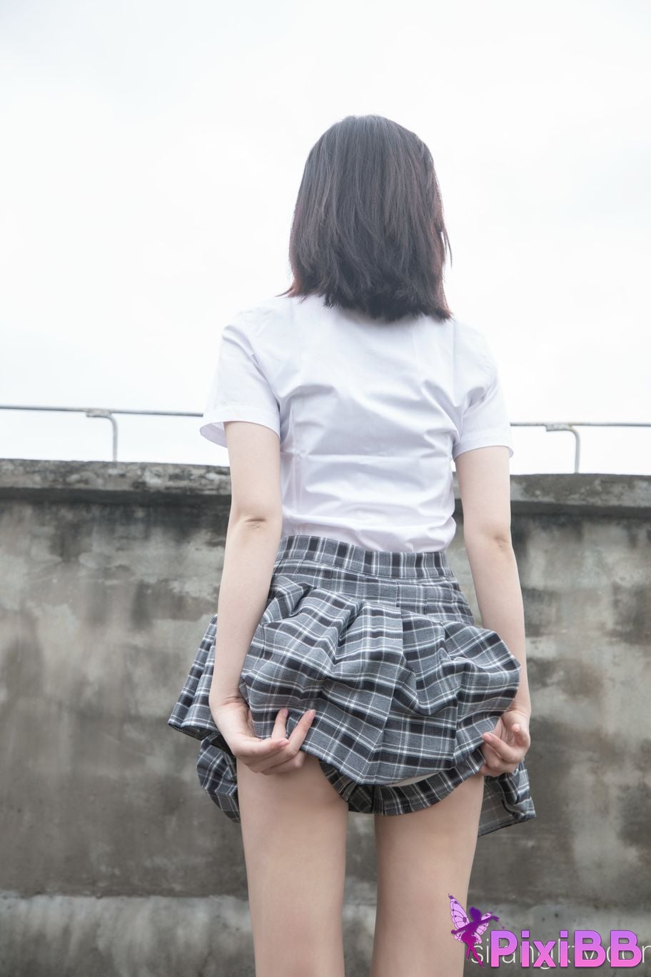 Cosplay Nnian Rooftop JK PixiBB.COM 077