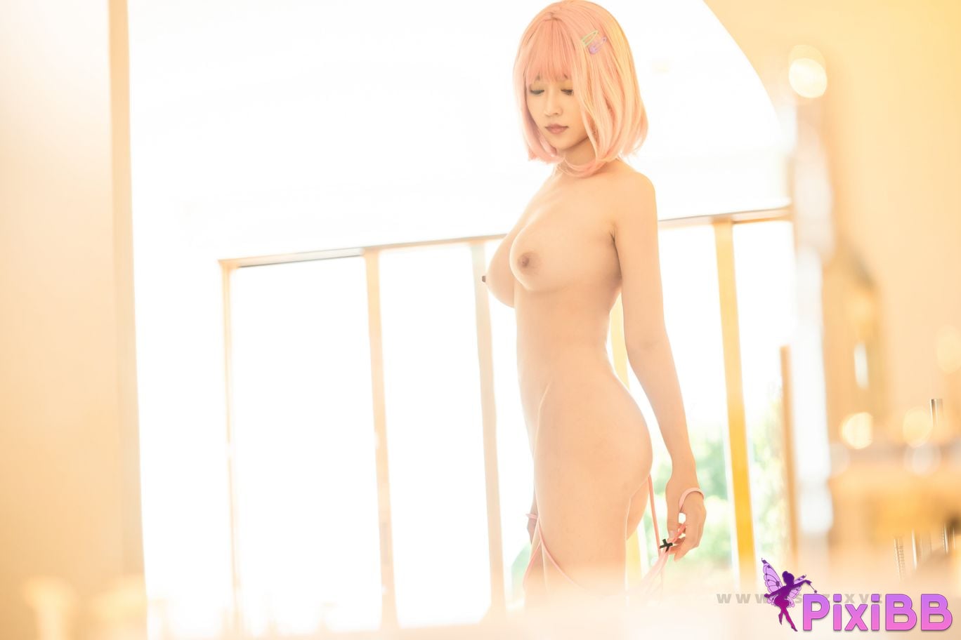 Cosplay Nnian Red Macchiato Model Interview Rare appearance PixiBB.COM 047