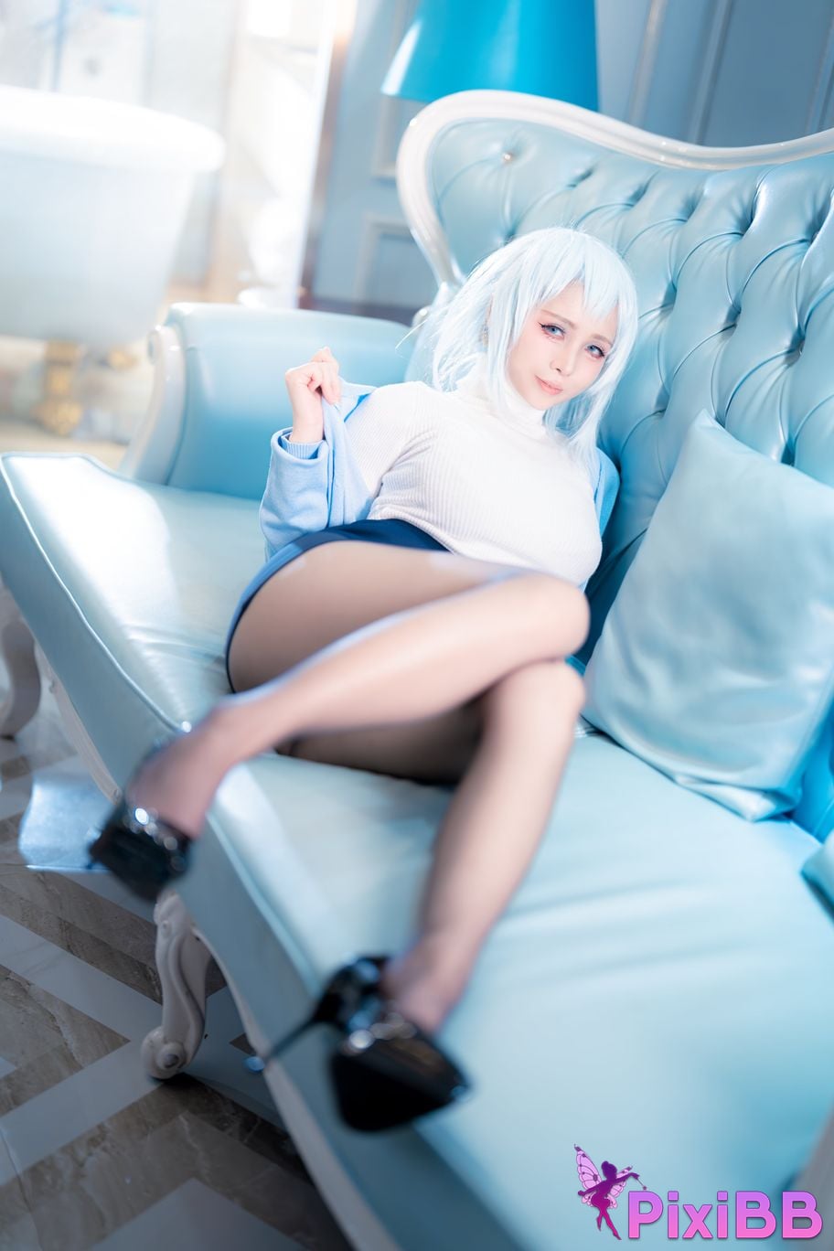 Cosplayer Pear Uesugi snow girl PixiBB.COM 011