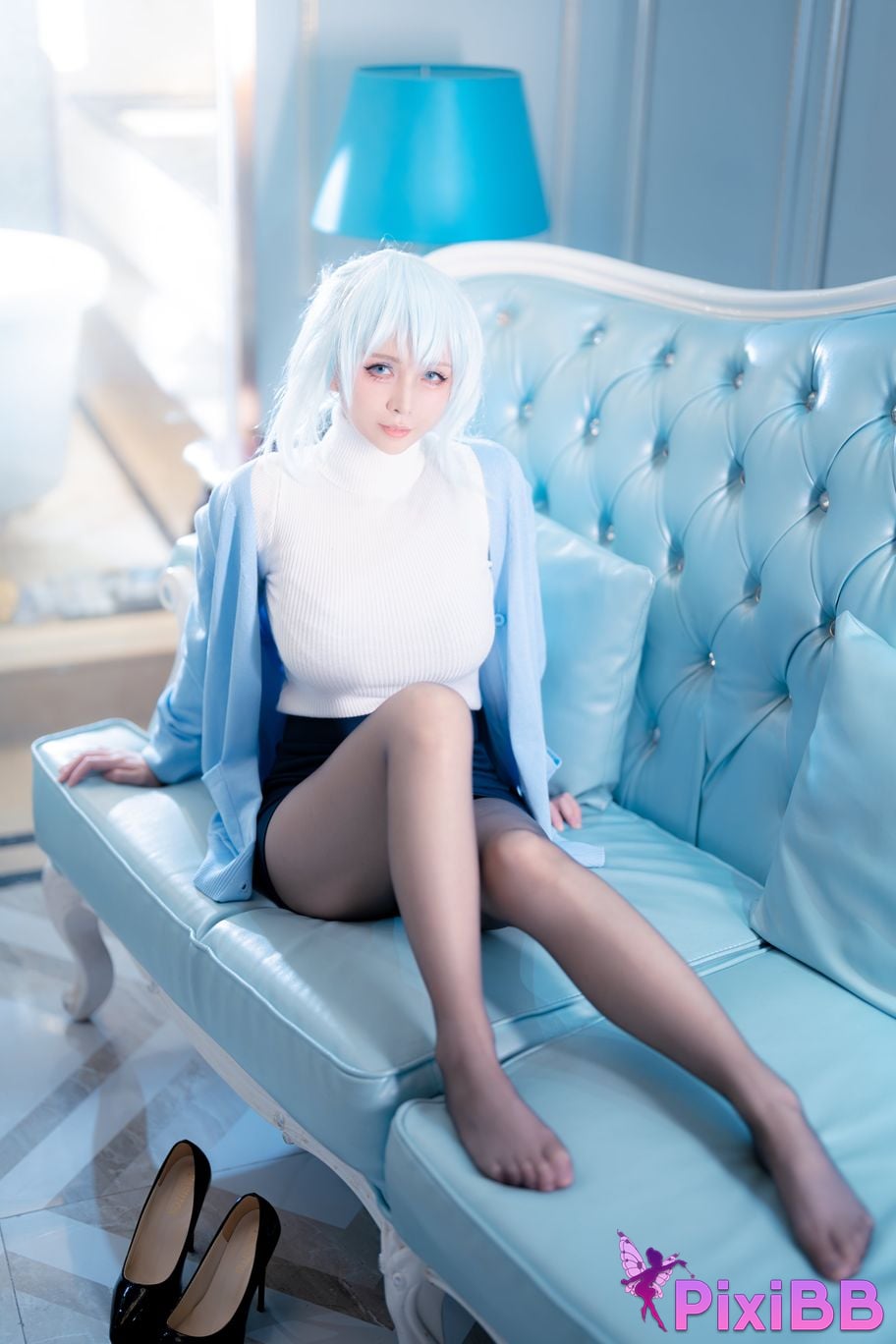 Cosplayer Pear Uesugi snow girl PixiBB.COM 028