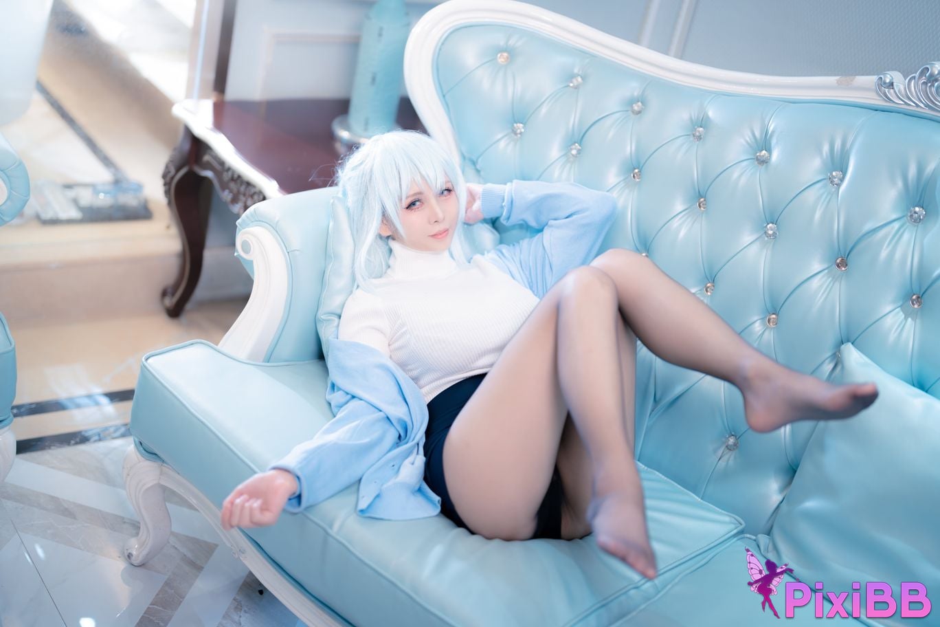 Cosplayer Pear Uesugi snow girl PixiBB.COM 046