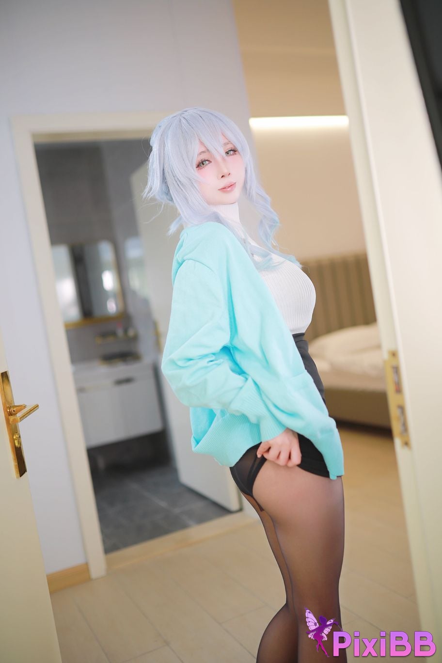 Cosplayer Pear Uesugi Deep winter Yukino PixiBB.COM 023