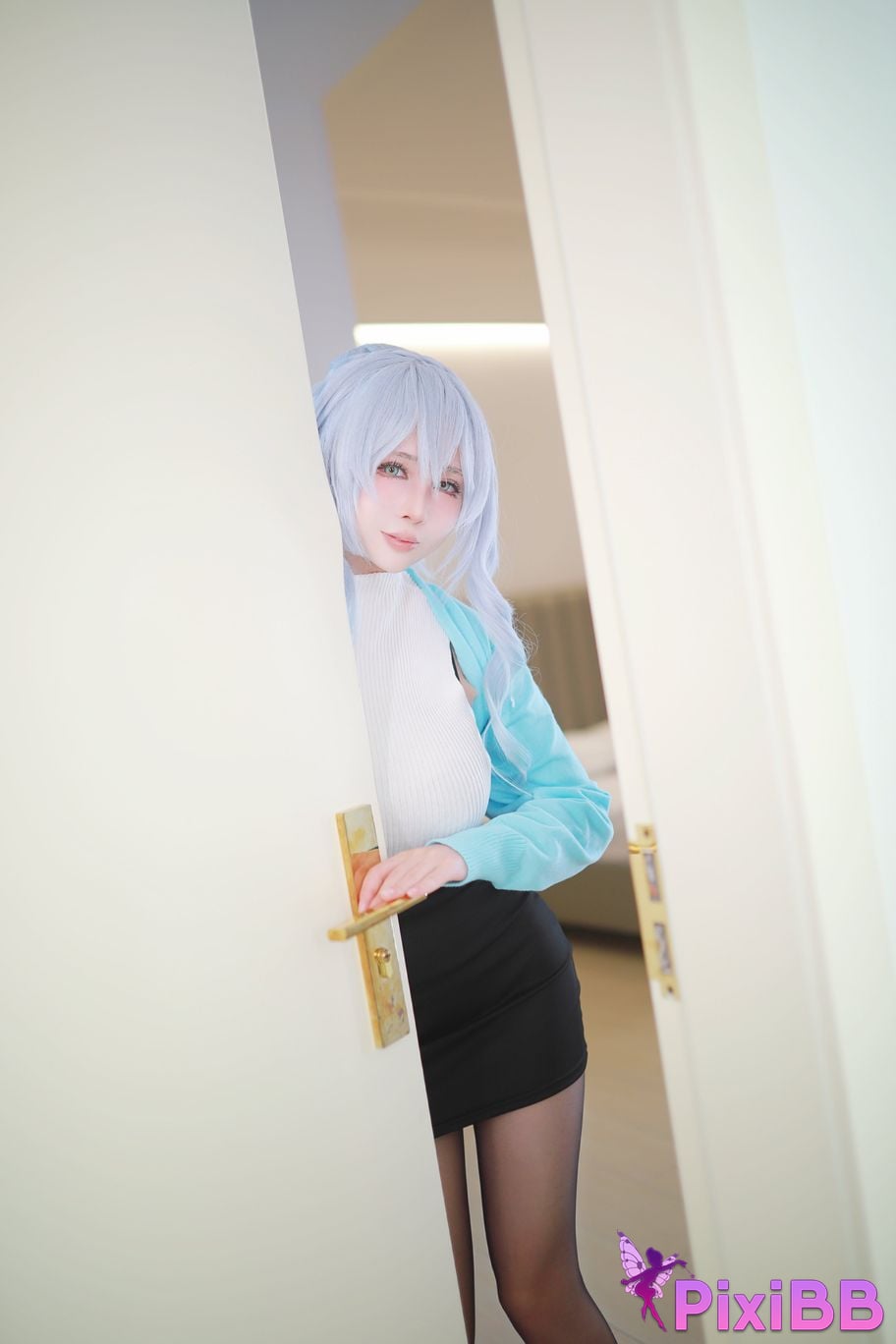 Cosplayer Pear Uesugi Deep winter Yukino PixiBB.COM 052