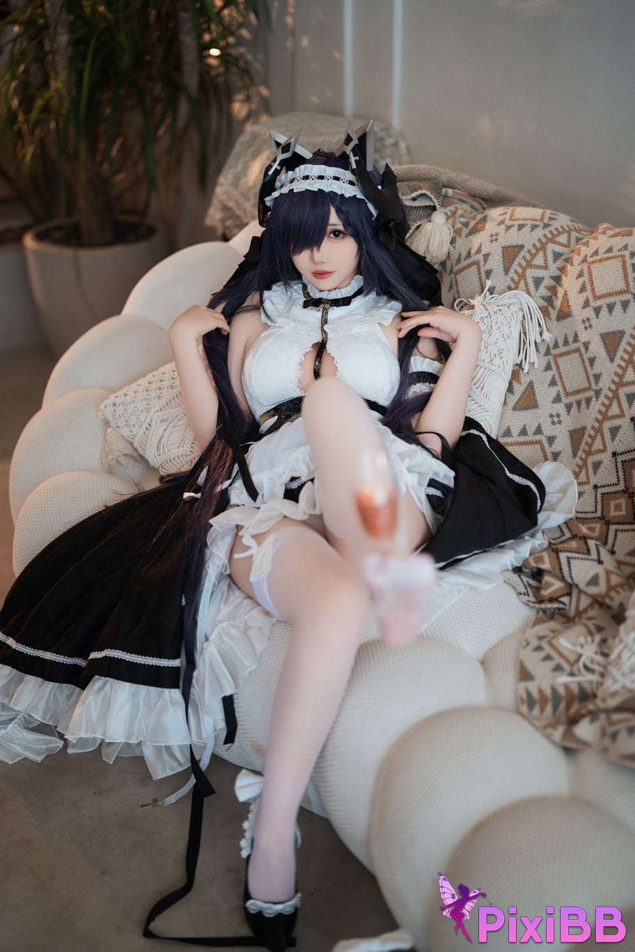 Cosplay Bread Fairy Azur Blue Route August Maid PixiBB.COM 008