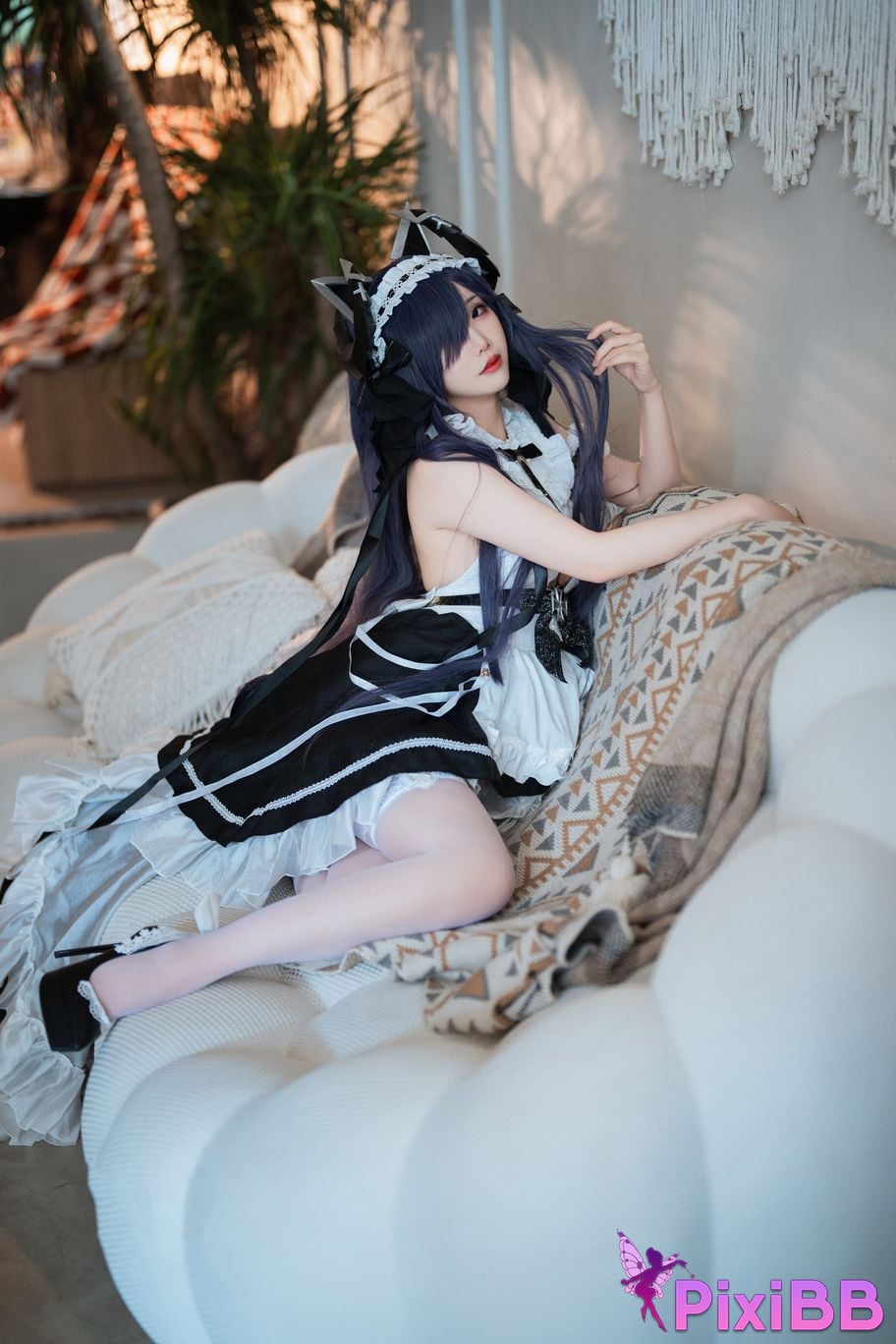 Cosplay Bread Fairy Azur Blue Route August Maid PixiBB.COM 011