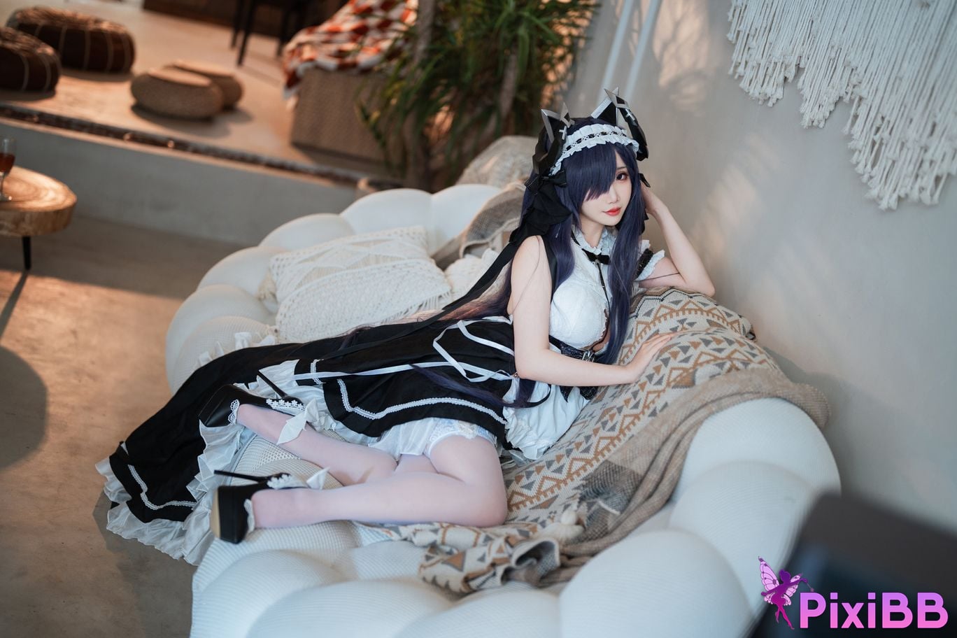 Cosplay Bread Fairy Azur Blue Route August Maid PixiBB.COM 013