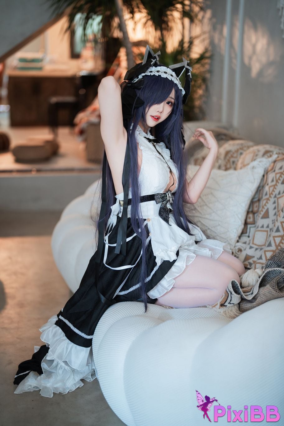 Cosplay Bread Fairy Azur Blue Route August Maid PixiBB.COM 014