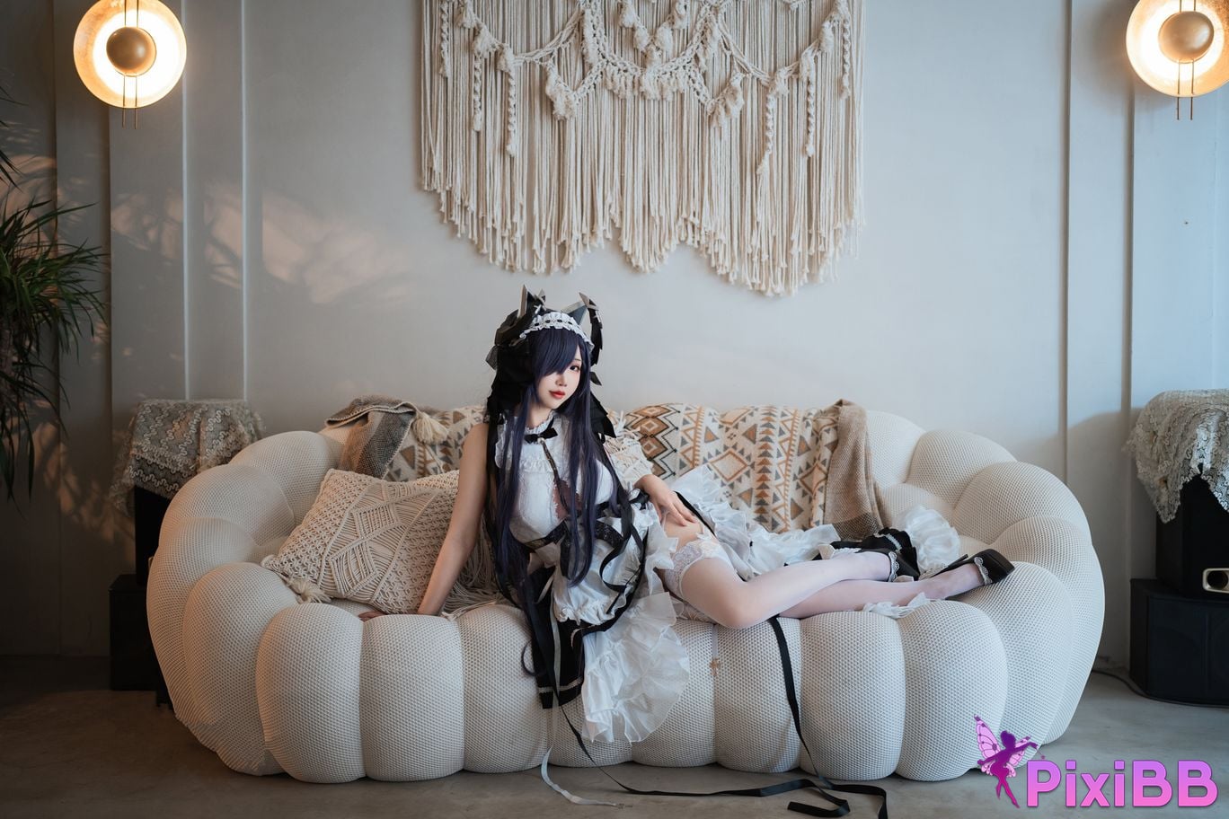 Cosplay Bread Fairy Azur Blue Route August Maid PixiBB.COM 016