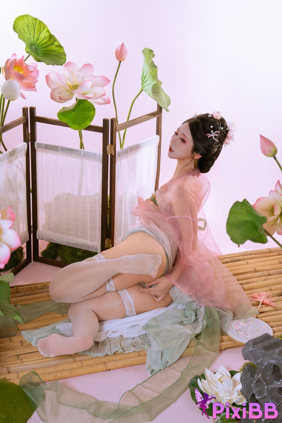 Cosplay Yunxixi Yunx1x1 Milk Peach Cailian PixiBB.COM 002