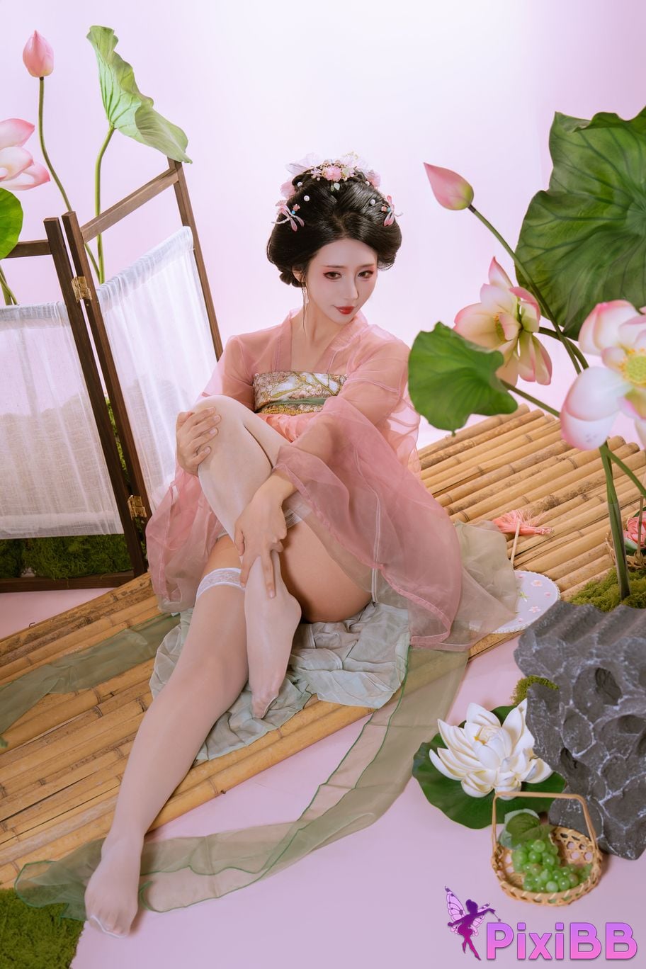 Cosplay Yunxixi Yunx1x1 Milk Peach Cailian PixiBB.COM 005