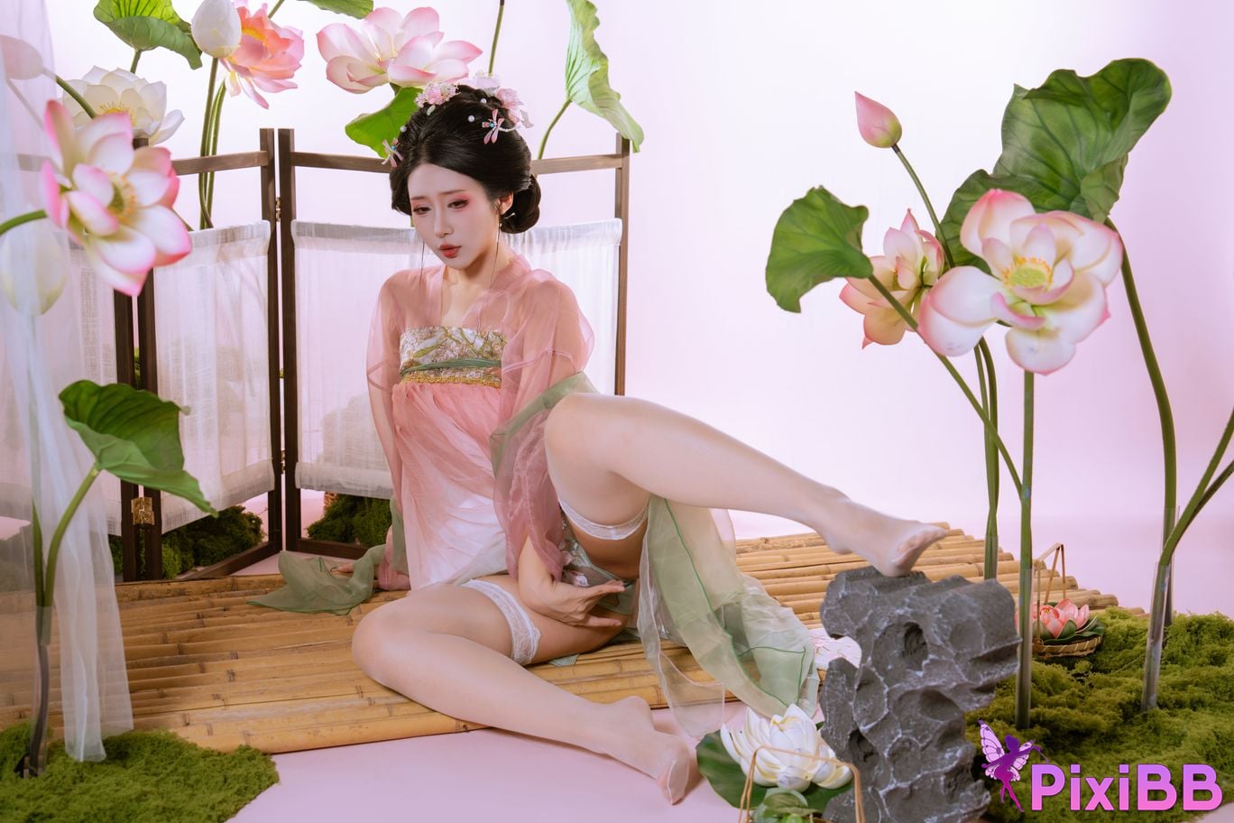 Cosplay Yunxixi Yunx1x1 Milk Peach Cailian PixiBB.COM 006