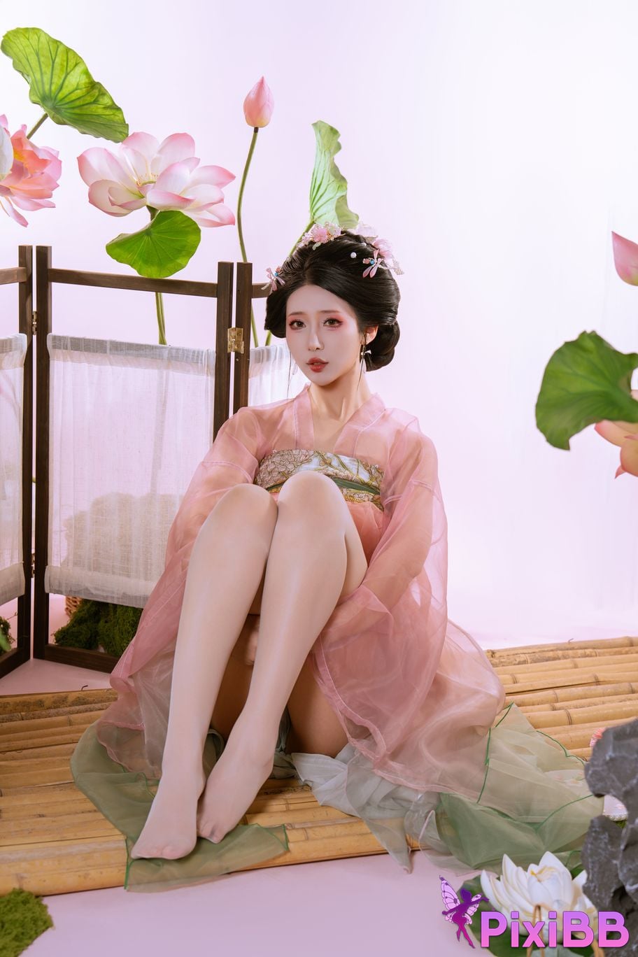 Cosplay Yunxixi Yunx1x1 Milk Peach Cailian PixiBB.COM 008