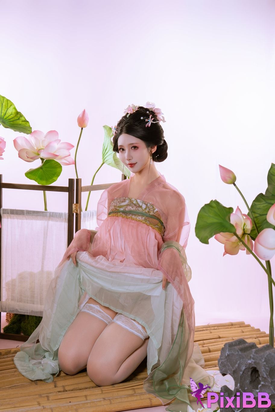 Cosplay Yunxixi Yunx1x1 Milk Peach Cailian PixiBB.COM 010