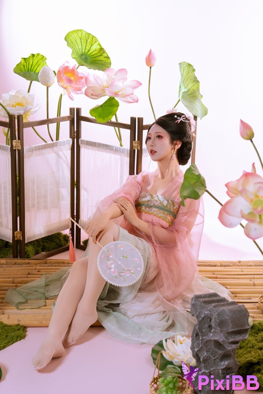 Cosplay Yunxixi Yunx1x1 Milk Peach Cailian PixiBB.COM 012