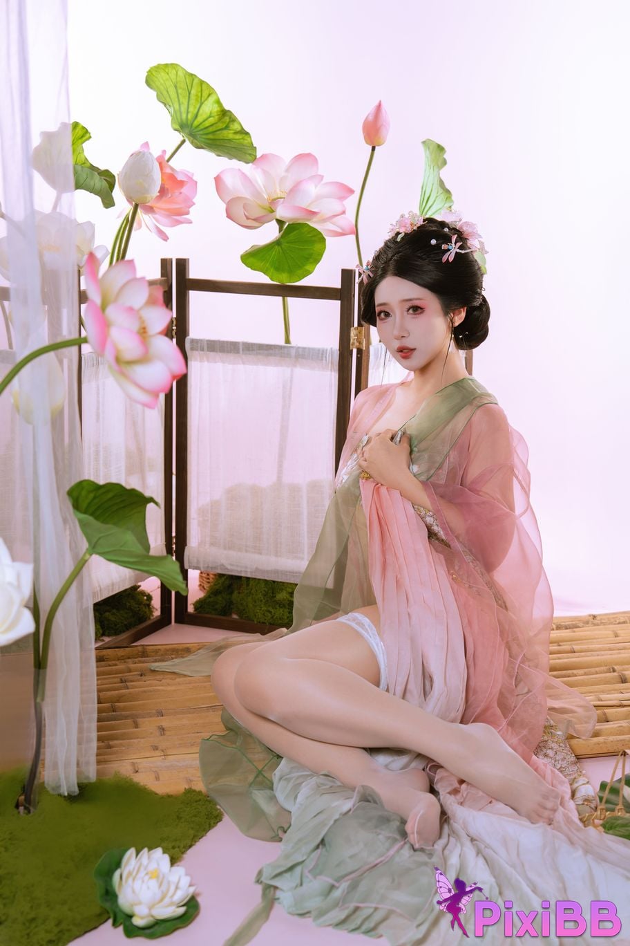 Cosplay Yunxixi Yunx1x1 Milk Peach Cailian PixiBB.COM 017