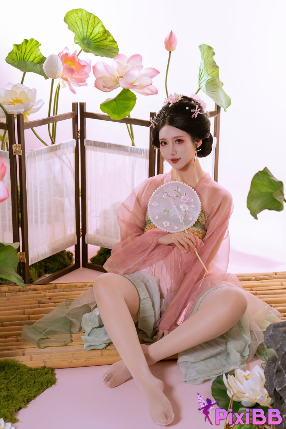 Cosplay Yunxixi Yunx1x1 Milk Peach Cailian PixiBB.COM 023