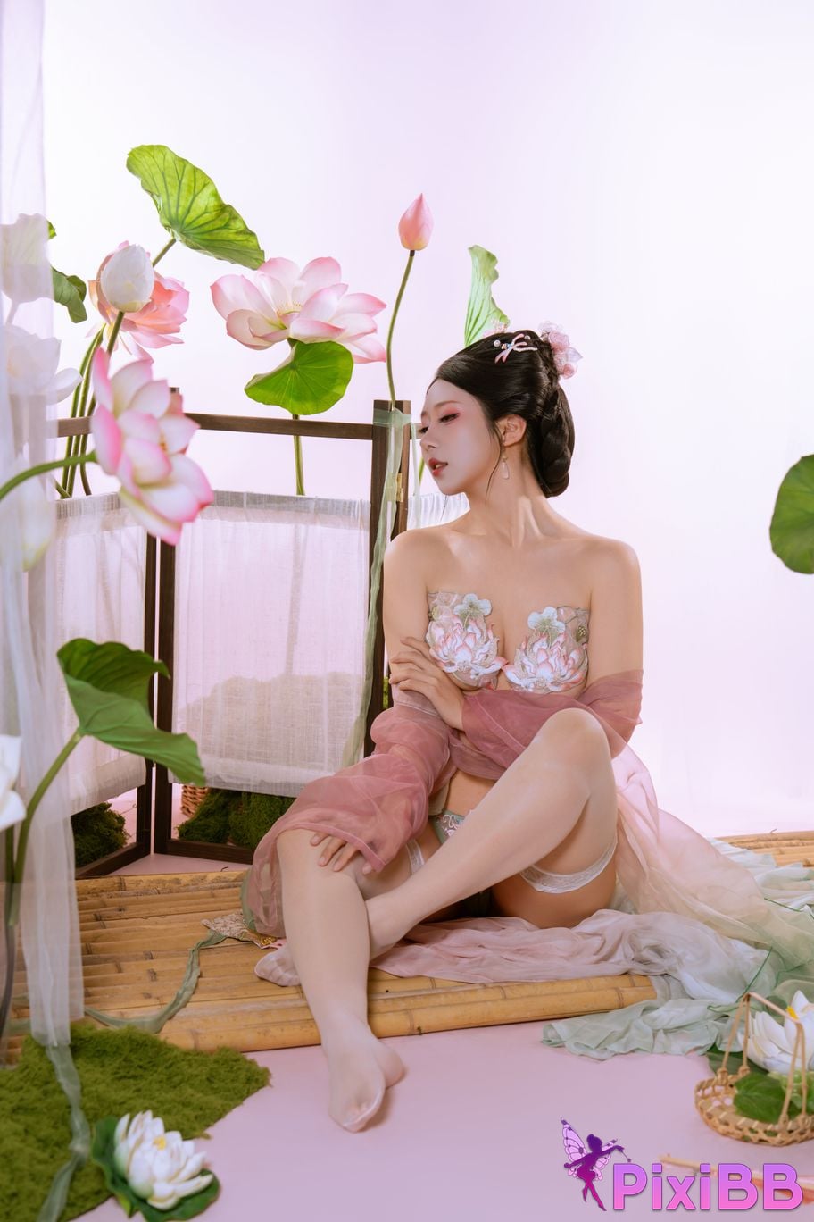 Cosplay Yunxixi Yunx1x1 Milk Peach Cailian PixiBB.COM 031