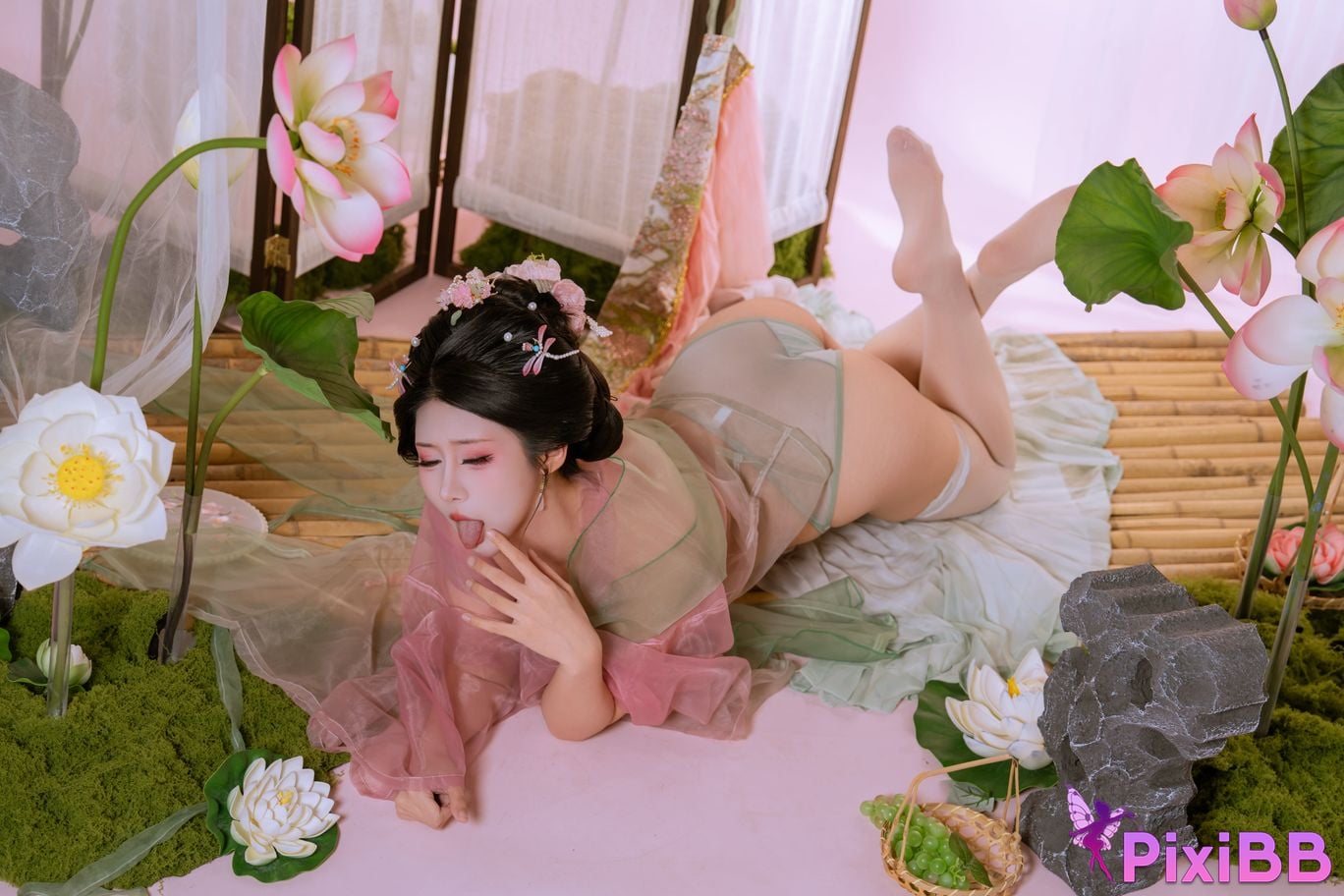 Cosplay Yunxixi Yunx1x1 Milk Peach Cailian PixiBB.COM 052