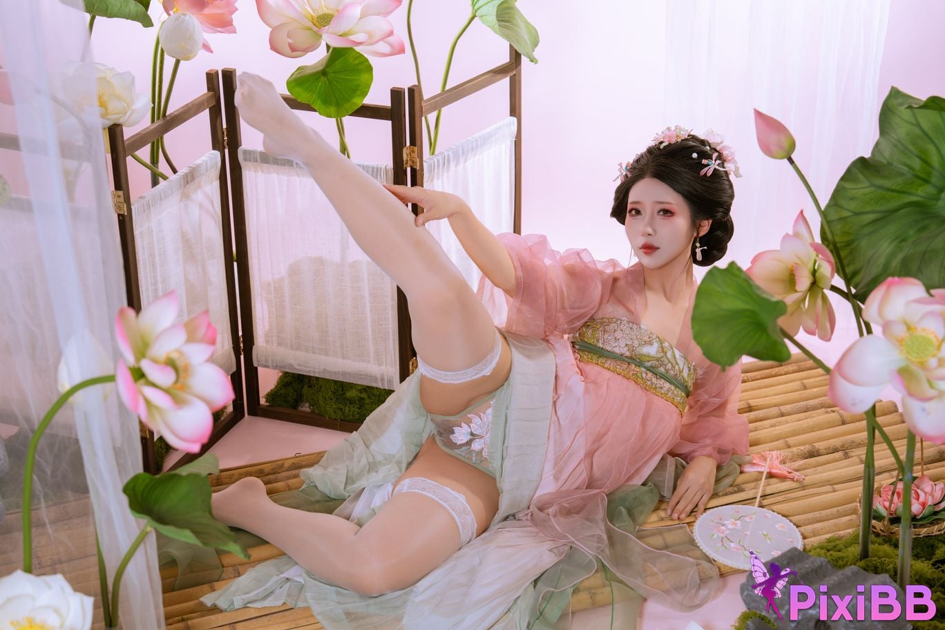 Cosplay Yunxixi Yunx1x1 Milk Peach Cailian PixiBB.COM 067