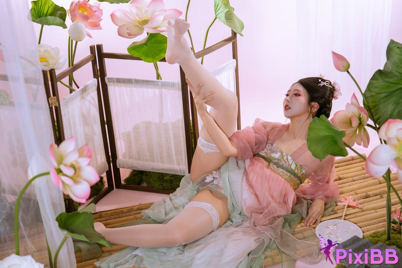 Cosplay Yunxixi Yunx1x1 Milk Peach Cailian PixiBB.COM 078