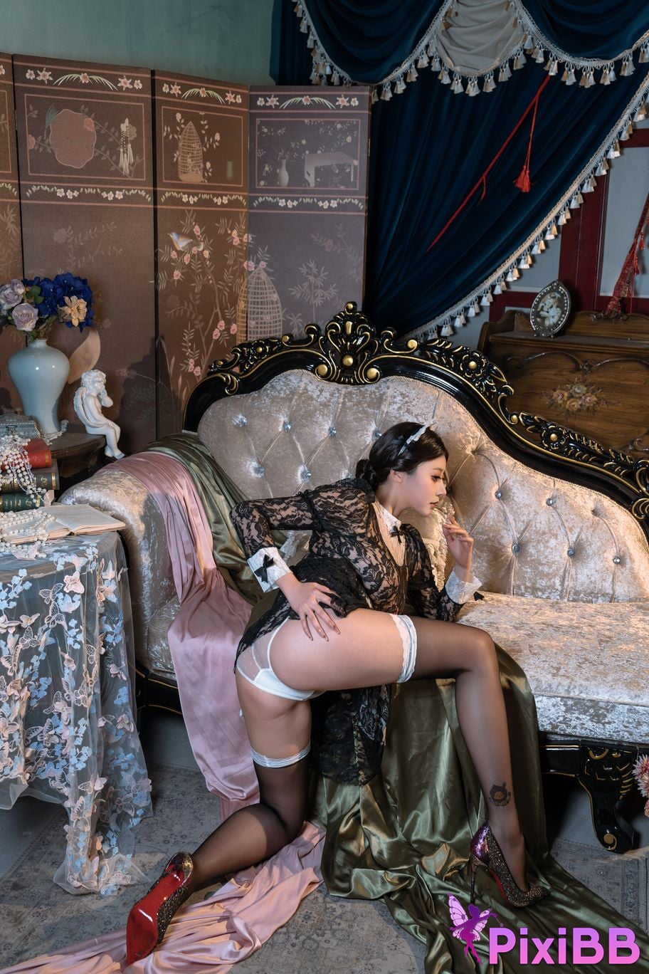 Cosplay Yunx1x1 Milk Peach Submissive PixiBB.COM 047