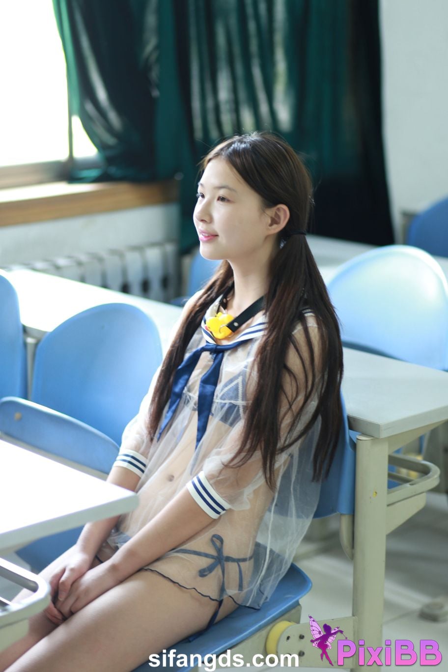 Private Photoshoot Little cute The girl in the next class White tender and pure school beauty Full scale private shooting PixiBB.COM 098