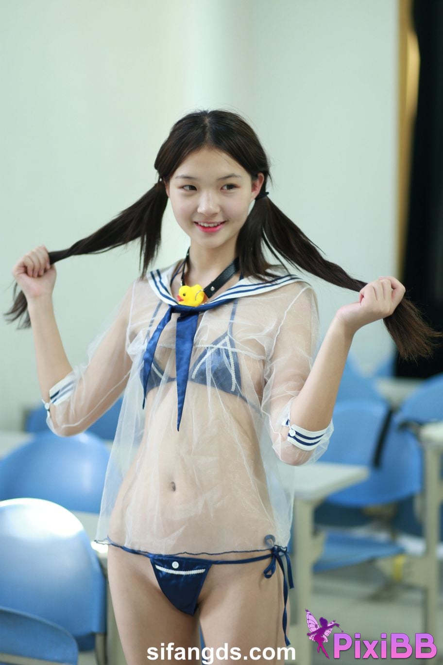 Private Photoshoot Little cute The girl in the next class White tender and pure school beauty Full scale private shooting PixiBB.COM 127