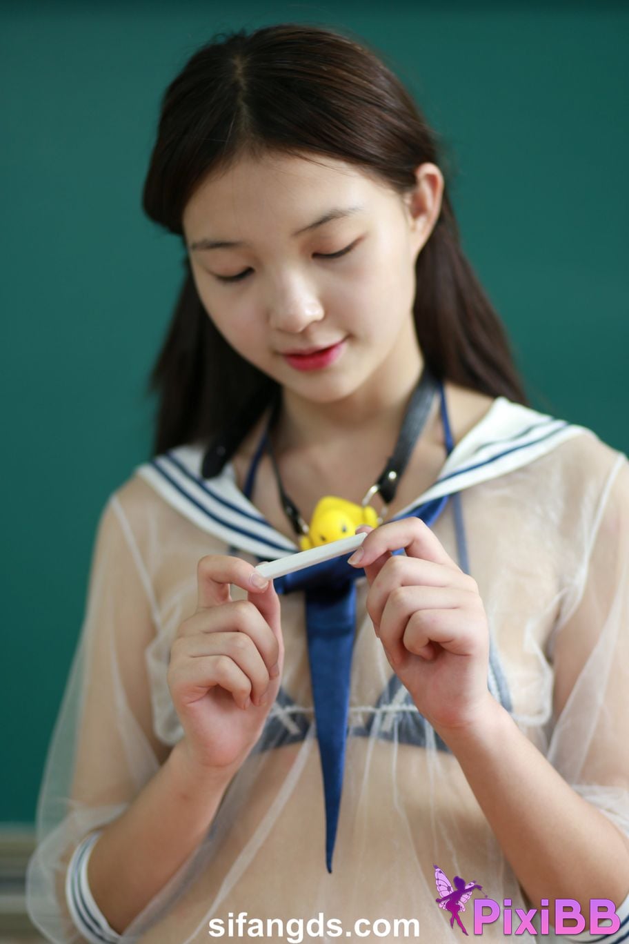 Private Photoshoot Little cute The girl in the next class White tender and pure school beauty Full scale private shooting PixiBB.COM 142