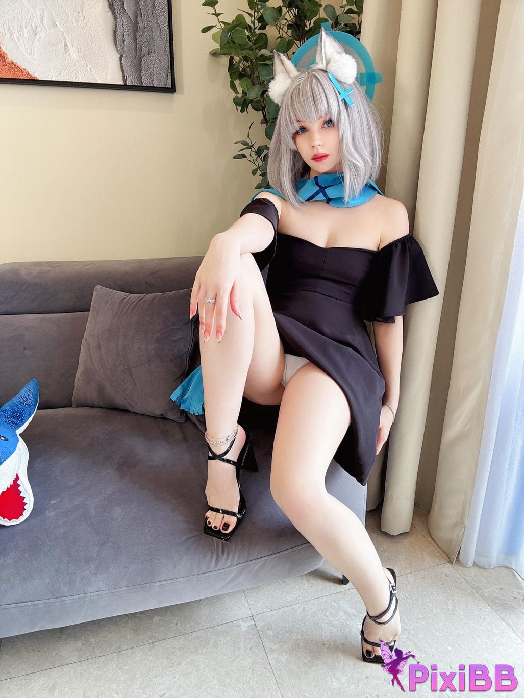 Caticornplay Sunaookami Shiroko PixiBB.COM 1