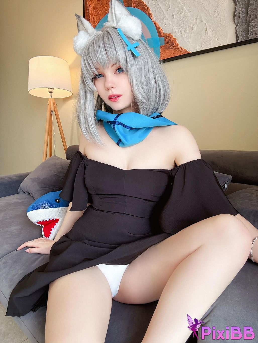 Caticornplay Sunaookami Shiroko PixiBB.COM 22