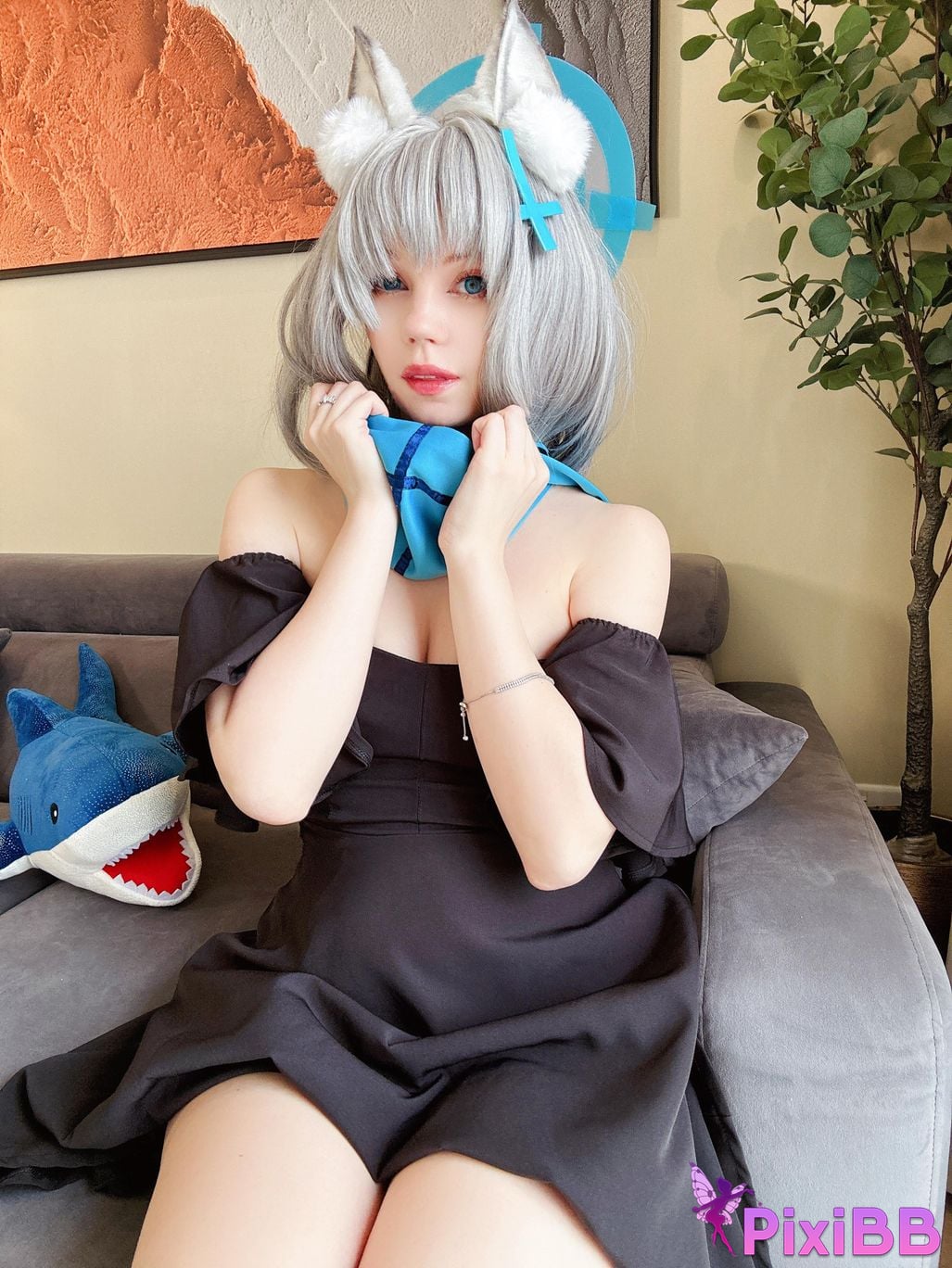 Caticornplay Sunaookami Shiroko PixiBB.COM 27