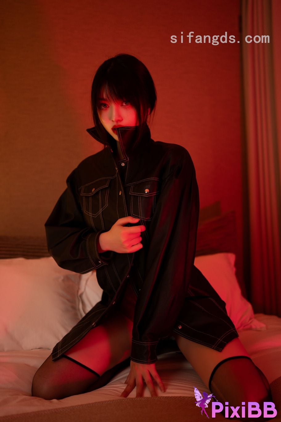 XR Uncensored white dew lulu R18 XIUREN model The best goddess red bondage PixiBB.COM 012