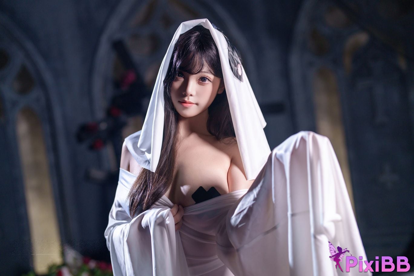 Cosplayer honey cat fur ghost girl PixiBB.COM 015