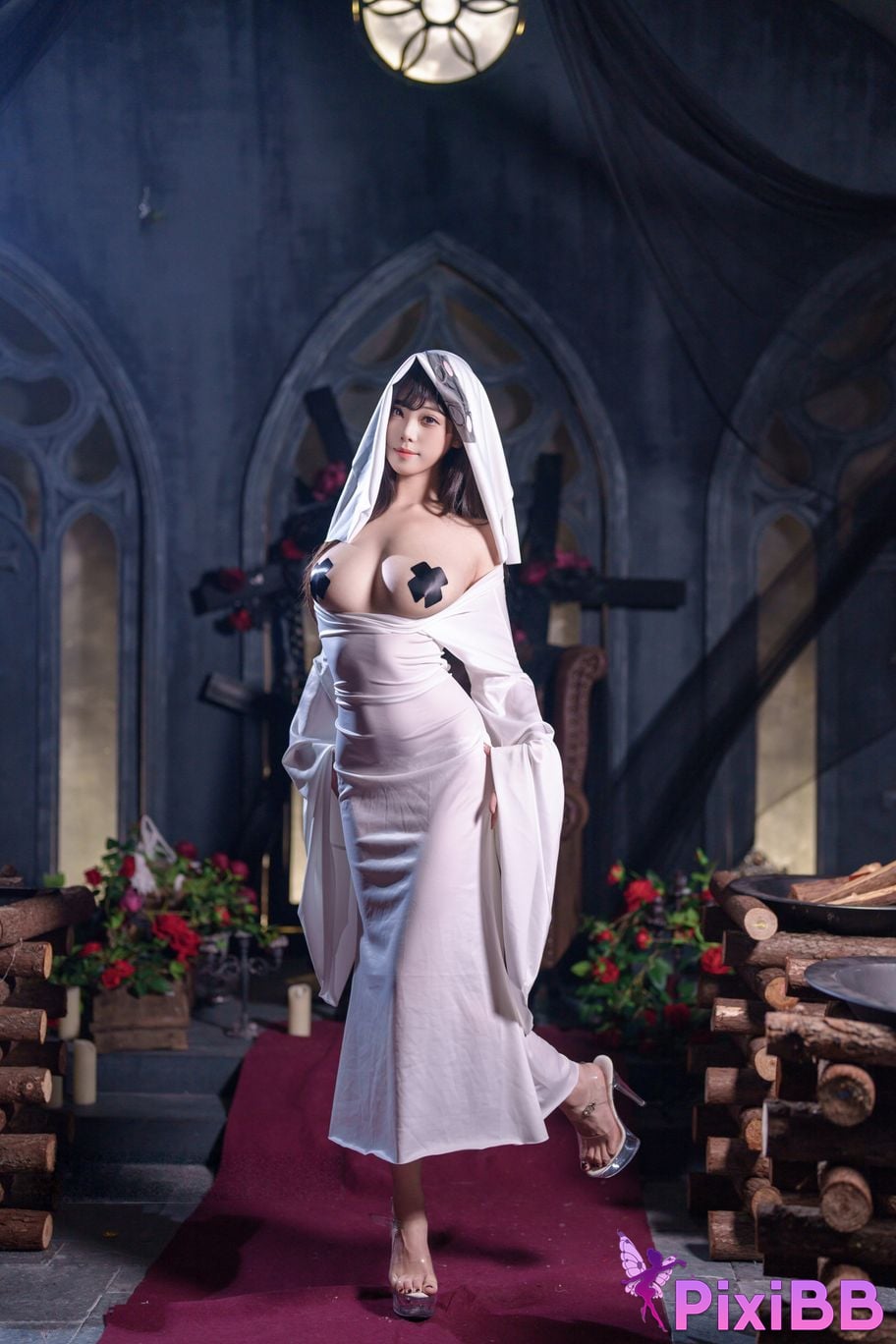 Cosplayer honey cat fur ghost girl PixiBB.COM 024