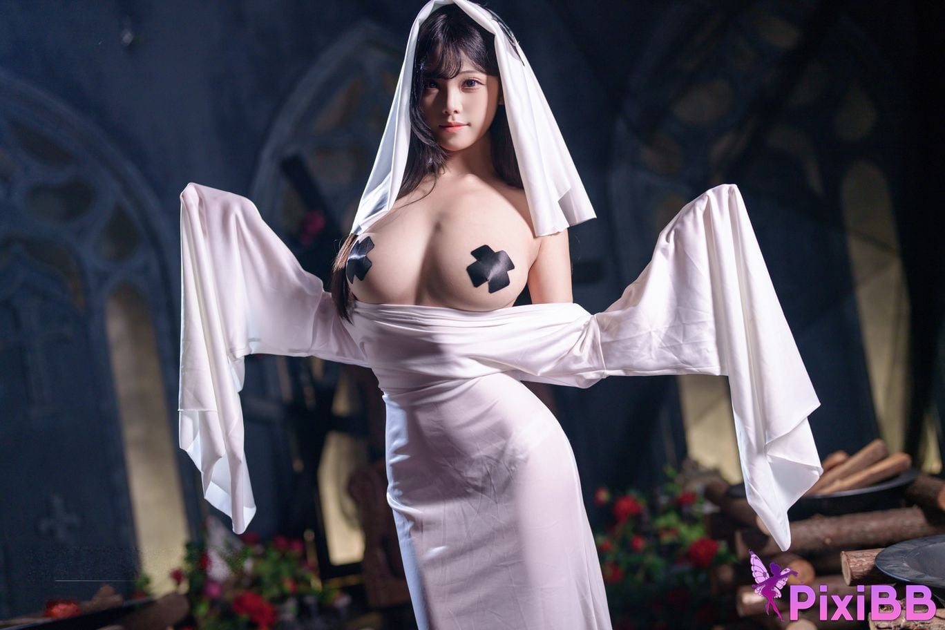 Cosplayer honey cat fur ghost girl PixiBB.COM 027