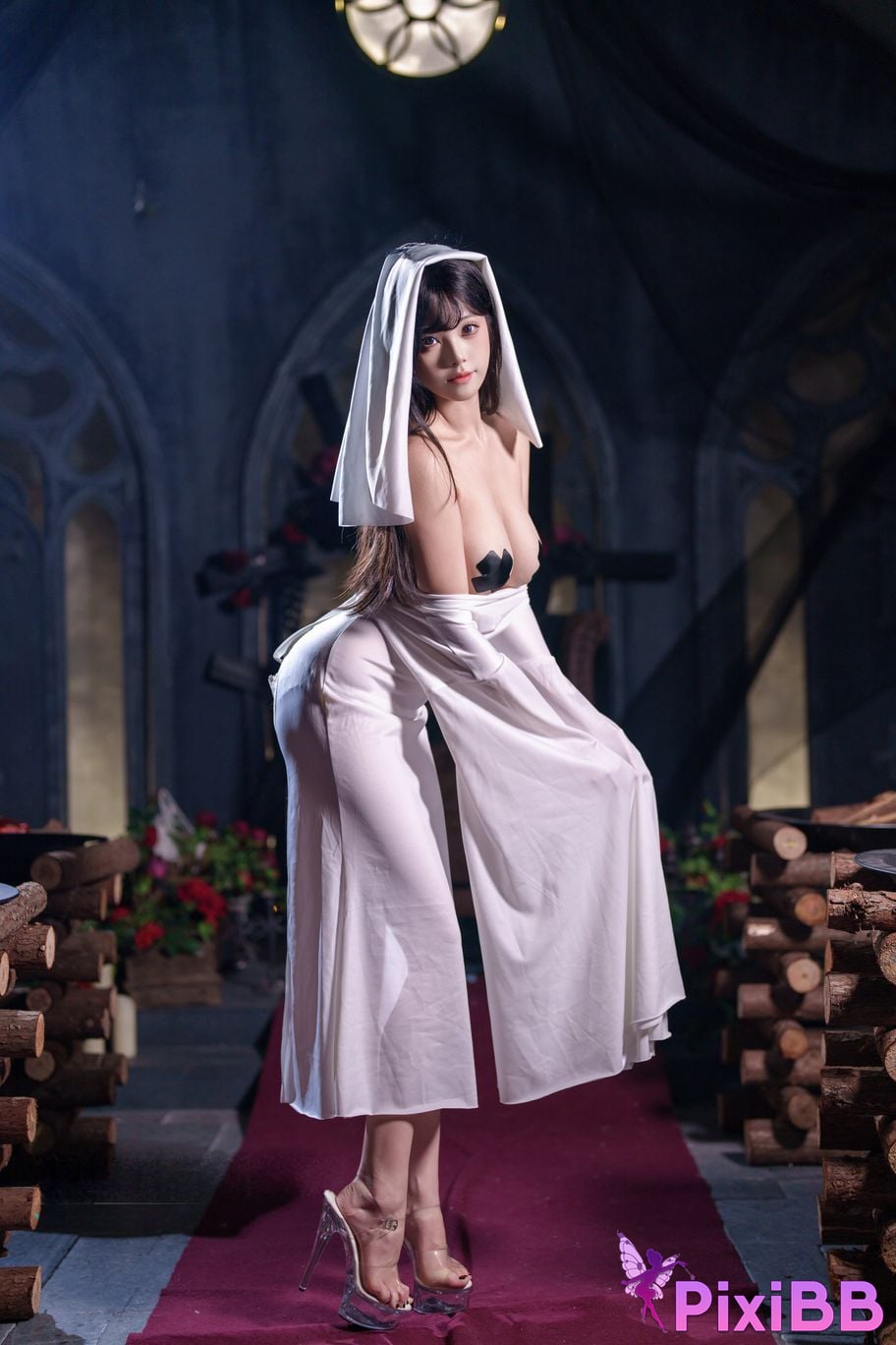 Cosplayer honey cat fur ghost girl PixiBB.COM 029