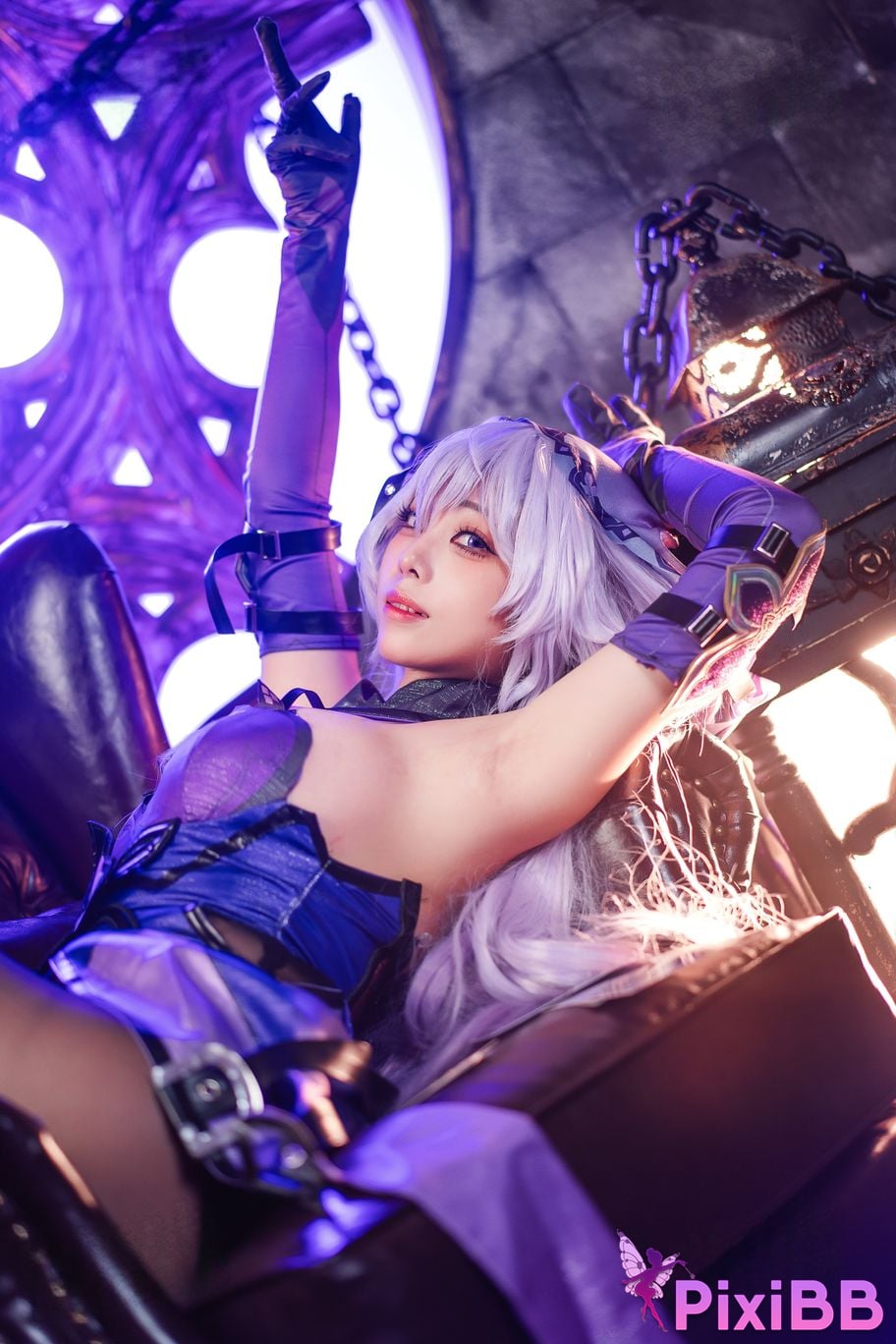 Cosplay Honey Cat Fur Black Swan PixiBB.COM 021